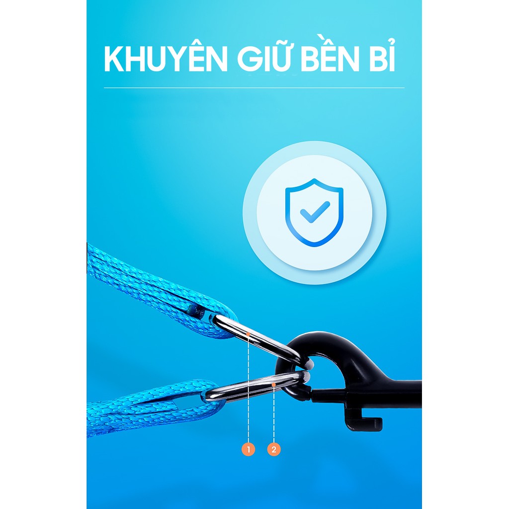 DÂY DẮT YẾM THÚ CƯNG CÓ ĐỆM CẦM TAY - HAYUMI PETS