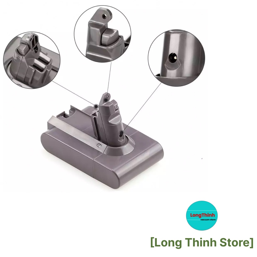 BH 6 tháng - Pin máy hút bụi 𝘿𝙮𝙨𝙤𝙣 V6 DC59 DC61 DC62 DC72 DC74 SV03 SV04 SV05 SV06 SV09