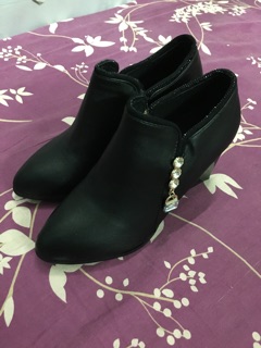 Boot nữ da cổ thấp