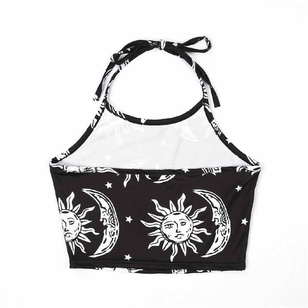 Áo không tay vạt ngắn thời trang gợi cảm dành cho nữ