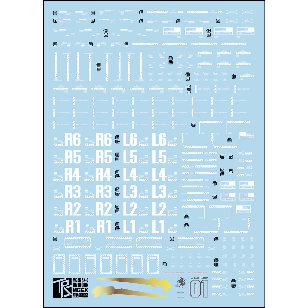 Decal Dán Trang Trí Xe Hơi MG UNICORN Trans-AM Ver.Ka