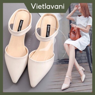 Giày cao gót 5p  cỡ đại, big size, sai to hở gót kiểu dáng sành điệu mã bigsize PTC23 form đẹp dáng chuẩn