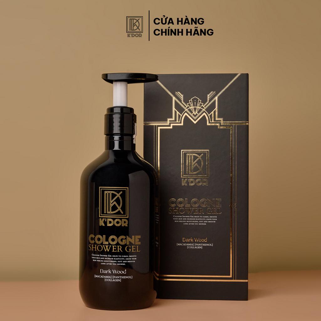 Sữa tắm K'Dor dưỡng ẩm, mềm mịn, hương gỗ độc quyền 500ml