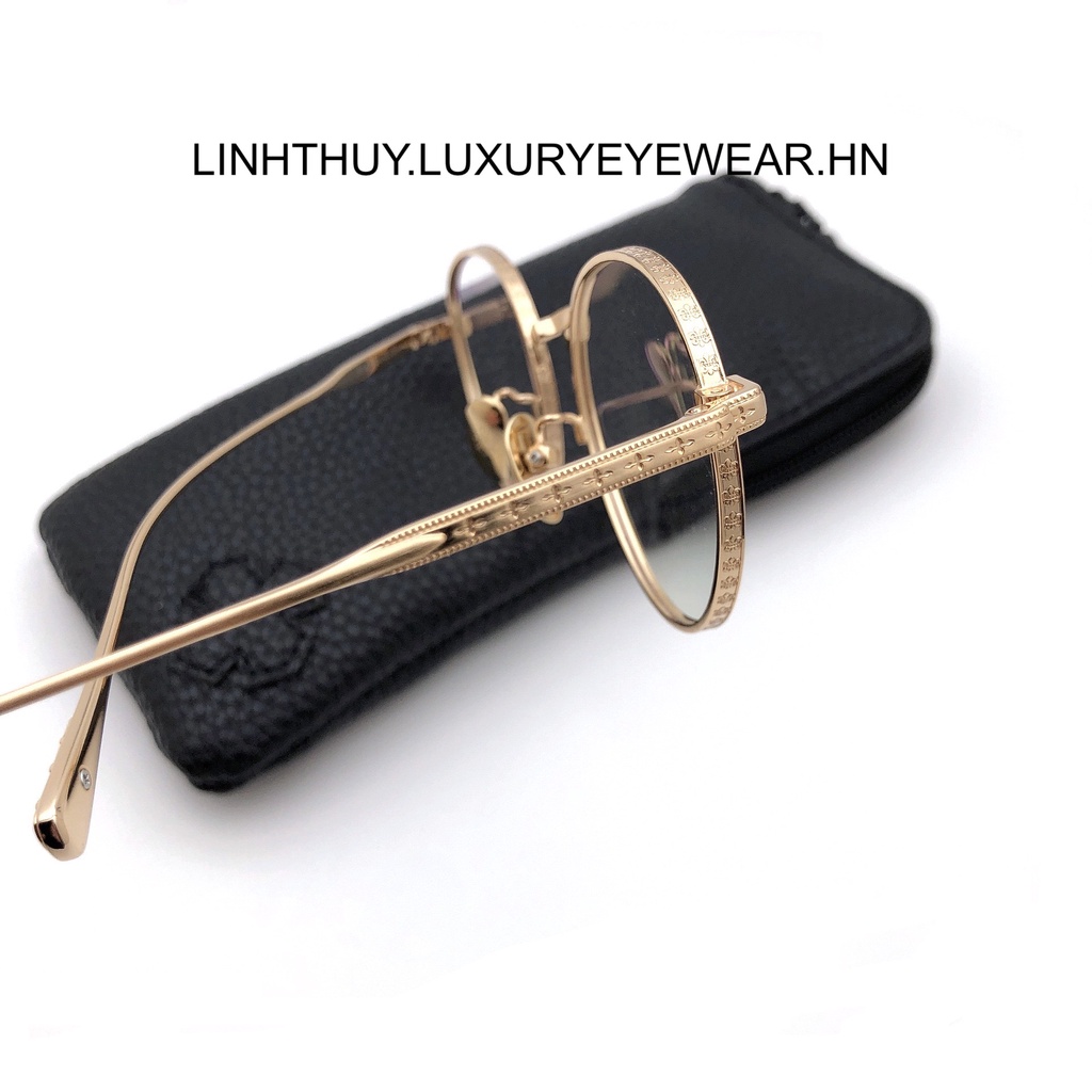Gọng kính mắt chrome hearts CH8004 cao cấp s925 fullbox