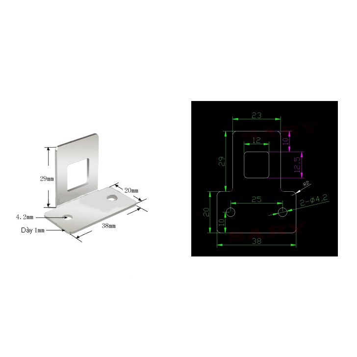 Khóa Chốt Điện Từ LY-01 12VDC 24VDC