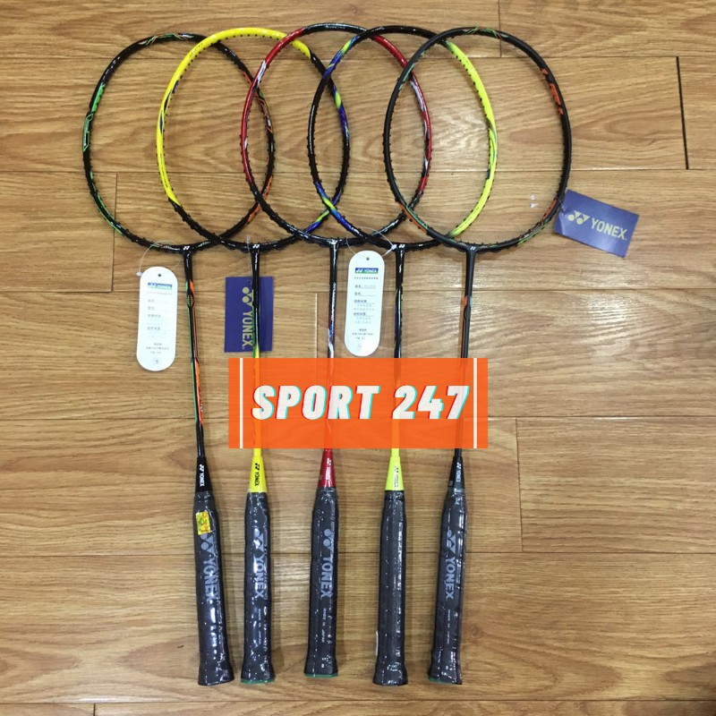 Vợt cầu lông Lining, Yonex, Victor 100% Khung Carbon chịu cân đến 10,5kg.Tặng (Cước+ Bao Vợt + Quấn cán vợt) siêu bền