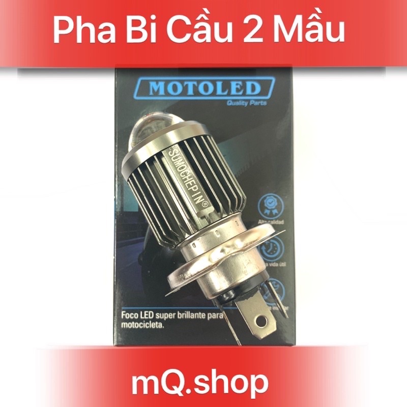 Đèn Pha LED Bi Cầu Mini 2 Màu Cos Vàng Pha Trắng Cắm Thẳng H4 M3MINI