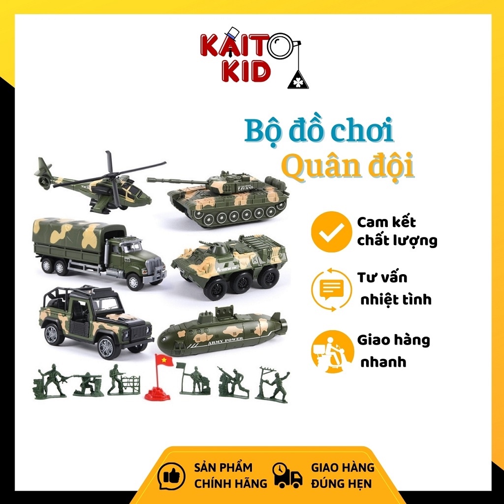 Đồ chơi mô hình xe ô tô quân sự mini cho bé trai hợp kim cao cấp giá rẻ DL03