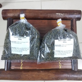[QUÁ RẺ] 1KG CHÈ Ô LONG XANH MỘC CHÂU CAO CẤP LOẠI 1 (2 túi 500g) - Trà Oolong Tea hương vị nhẹ nhàng, thanh mát