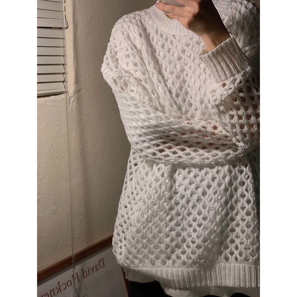 Áo sweater tay dài dáng rộng dễ phối đồ hàng mới dành cho bạn nữ