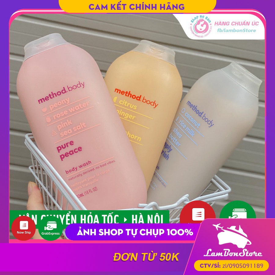 Sữa Tắm Method. Body 532ml - Úc