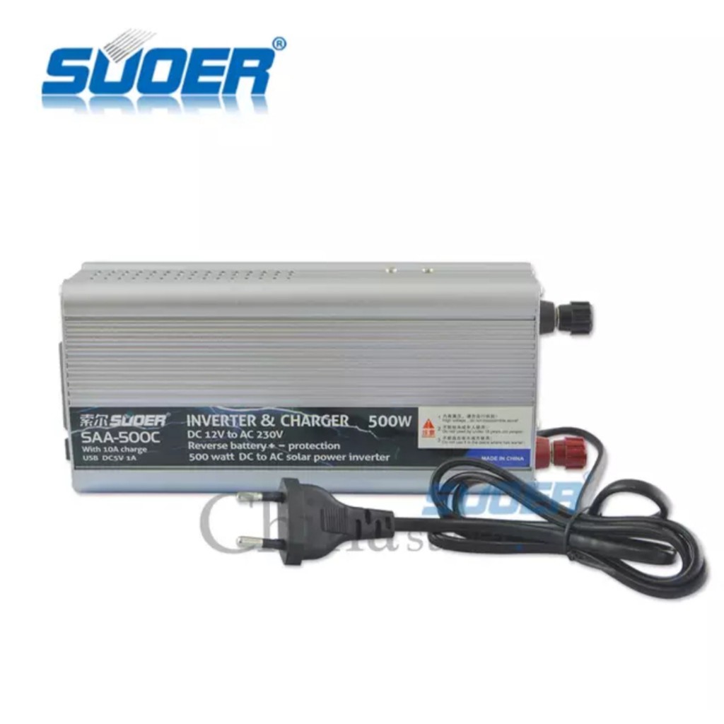 [Mã 44ELSALE2 giảm 7% đơn 300K] Máy kích điện 500W có sạc 10A - SAA-500C