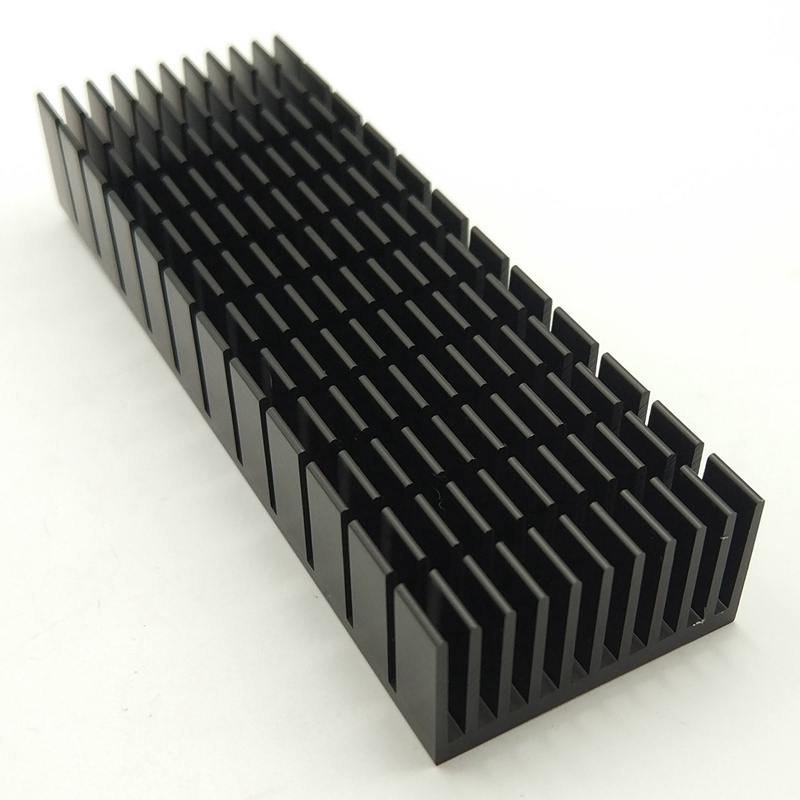 2 Bộ Tản Nhiệt 40mm 120Mmx40Mmx20Mm Bằng Nhôm Cho Đèn LED Peltier