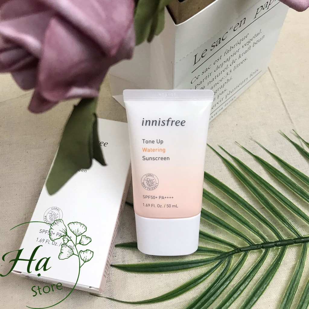 ✔️FREESHIP✔️ Kem chống nắng Innisfree - Tone Up - Watering  Cực tốt  Dành cho da khô,thường,nhạy cảm