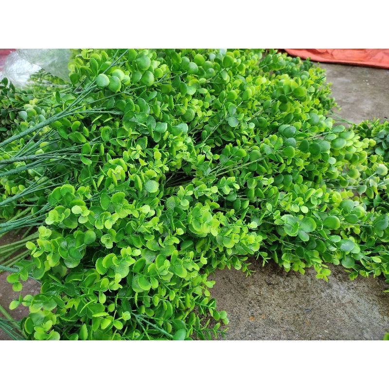 Cụm lá táo điểm 5 nhánh trang trí - HN3