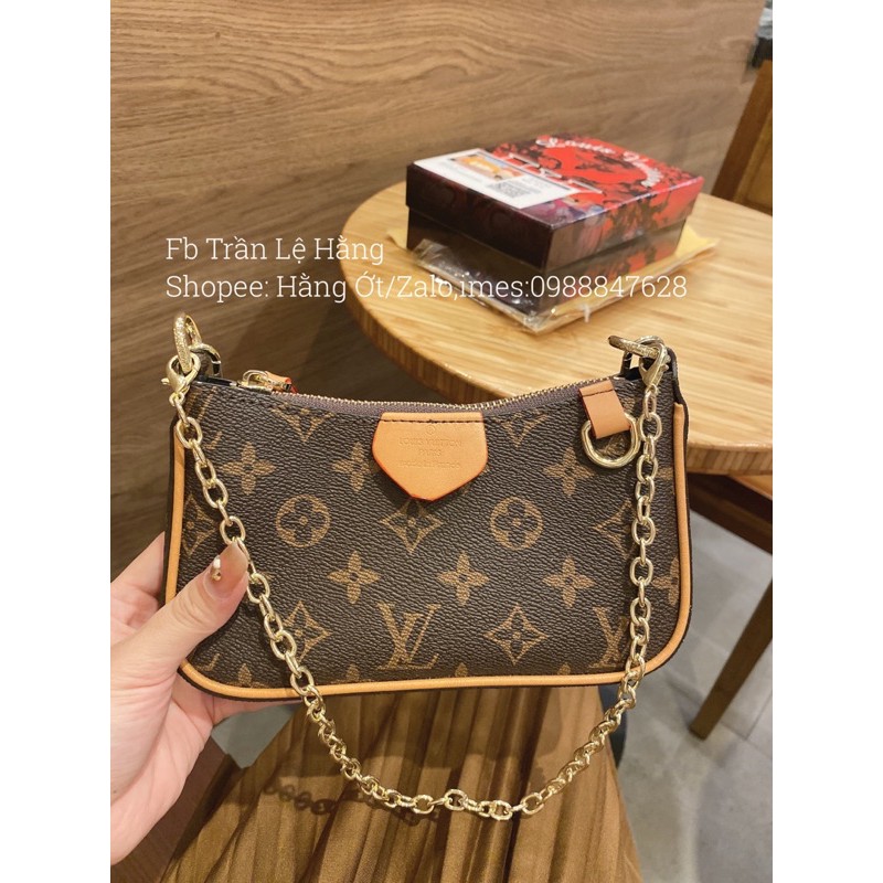 Túi Chữ LL Chất Tăm sz 20cm kèm hộp | BigBuy360 - bigbuy360.vn