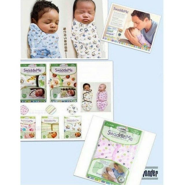 Ủ kén SwaddleMe Cho Bé Sơ Sinh 100% cotton