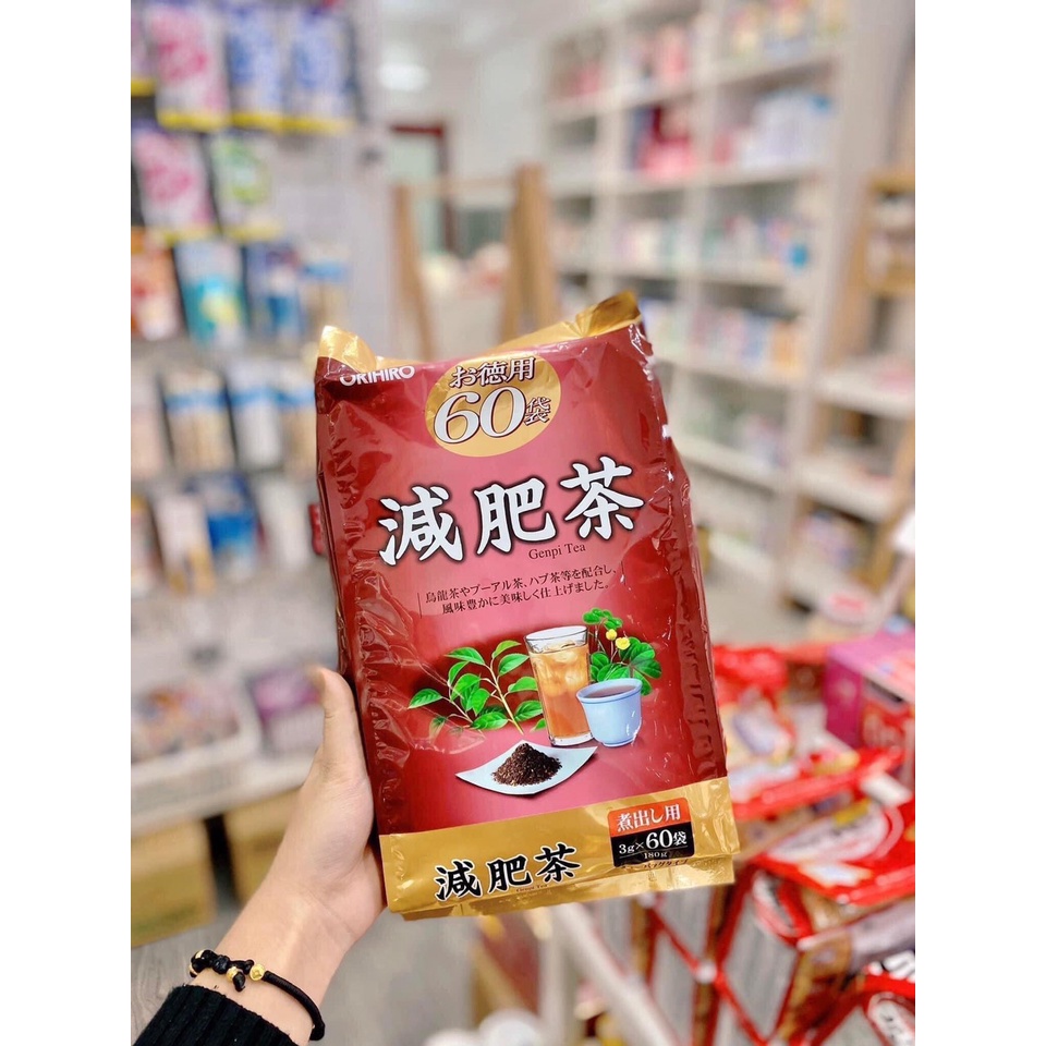 Trà giảm mỡ bụng Genpi Nhật bản  60 gói