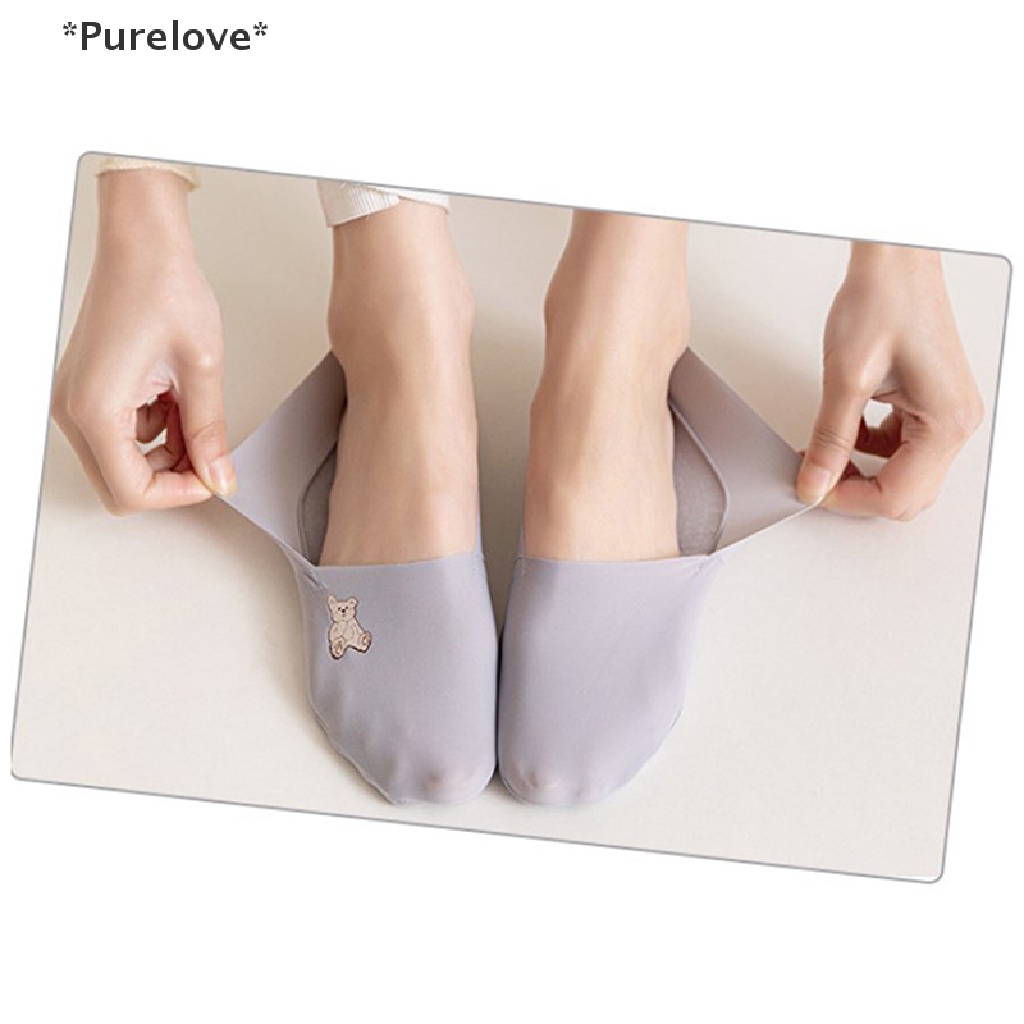 1 Đôi Tất Silicone Siêu Mỏng Chống Trượt Thời Trang Mùa Hè Dành Cho Nữ