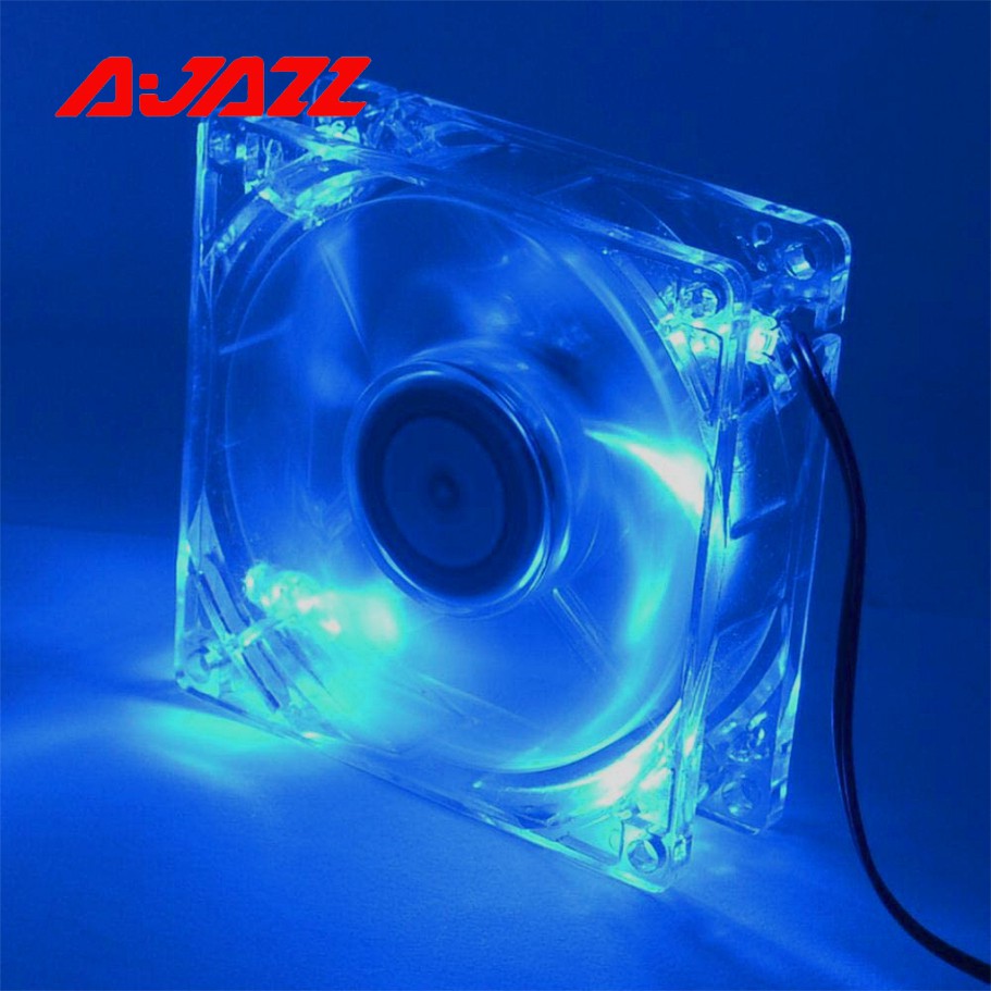 Quạt Tản Nhiệt 4 Led 12v 80mm X 25mm Cho Máy Tính