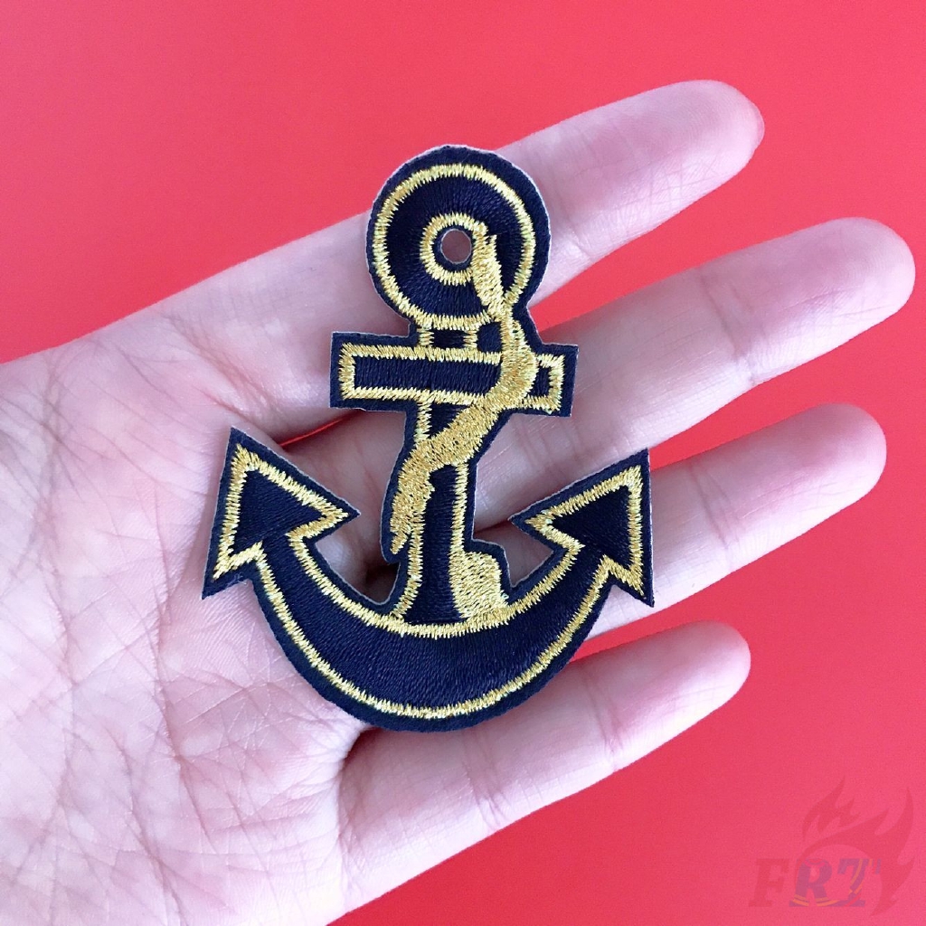 Hình thêu thiết kế hình thuyền buồm xinh xắn trang trí cho vải