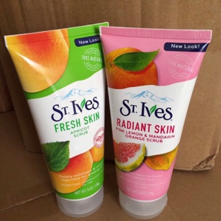 Follow shop 14/06 Sữa rửa mặt Tẩy da chết St.Ives 170g USA mẫu mới