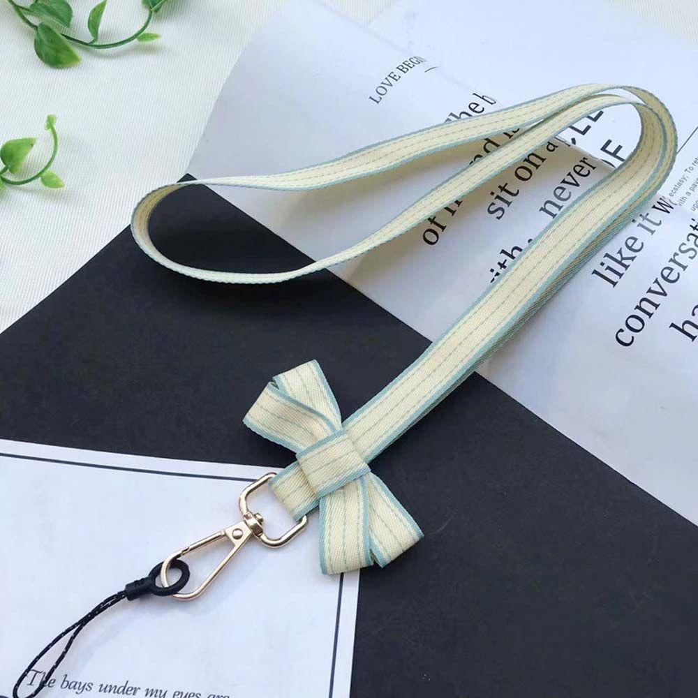 Dây Đeo Điện Thoại / Thẻ ID / Chìa Khóa Họa Tiết Thắt Nơ Xinh Xắn Cho Nam Và Nữ