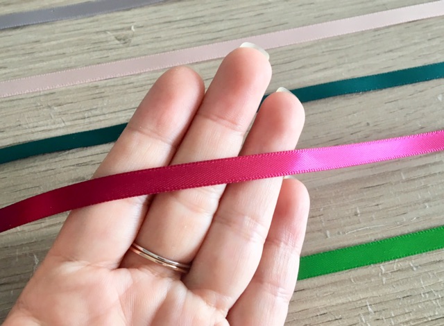 5m dây ruybang lụa 2 mặt - size 0.5cm