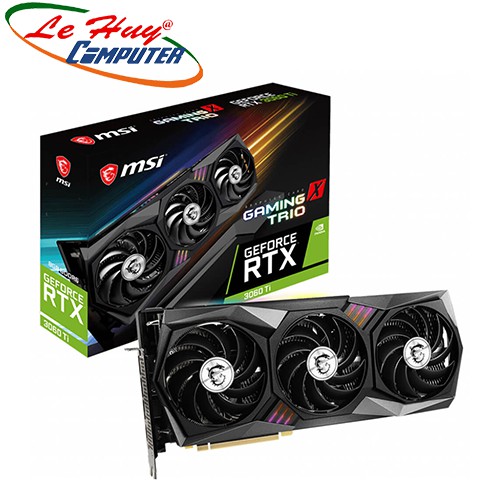 Card Màn Hình - VGA MSI GeForce RTX 3060 Ti GAMING X TRIO 8GB GDDR6 LHR