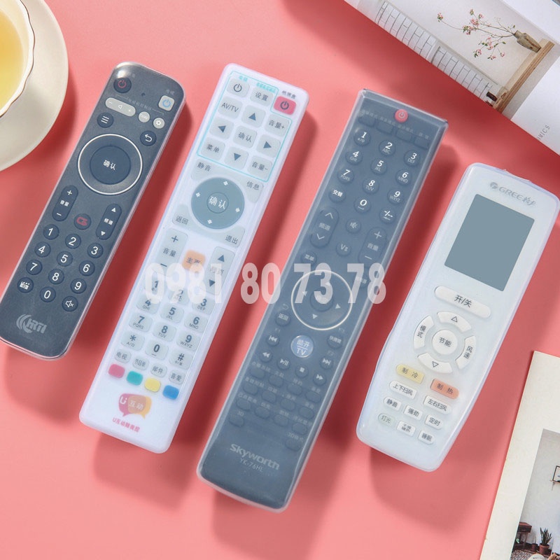 Bọc điều khiển tivi, bọc điều khiển máy lạnh, bọc remote silicon