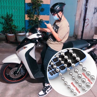 Dây chuyền bi tròn to 8ly 10 ly lấp lánh