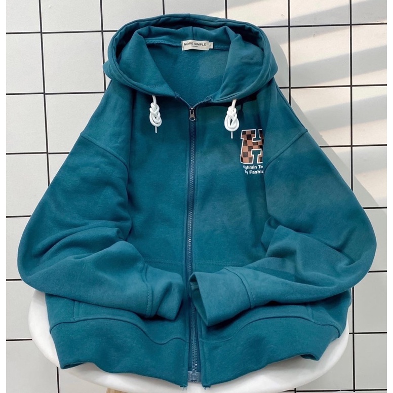 Áo Hoodie Zip Rain From Rộng