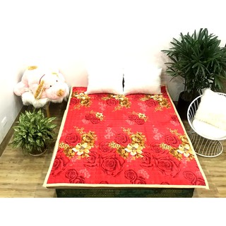 Thảm lông cừu mẫu hoa 2*2,2m
