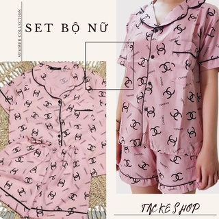Set Đồ Bộ Nữ Mặc Nhà Pijama Đùi