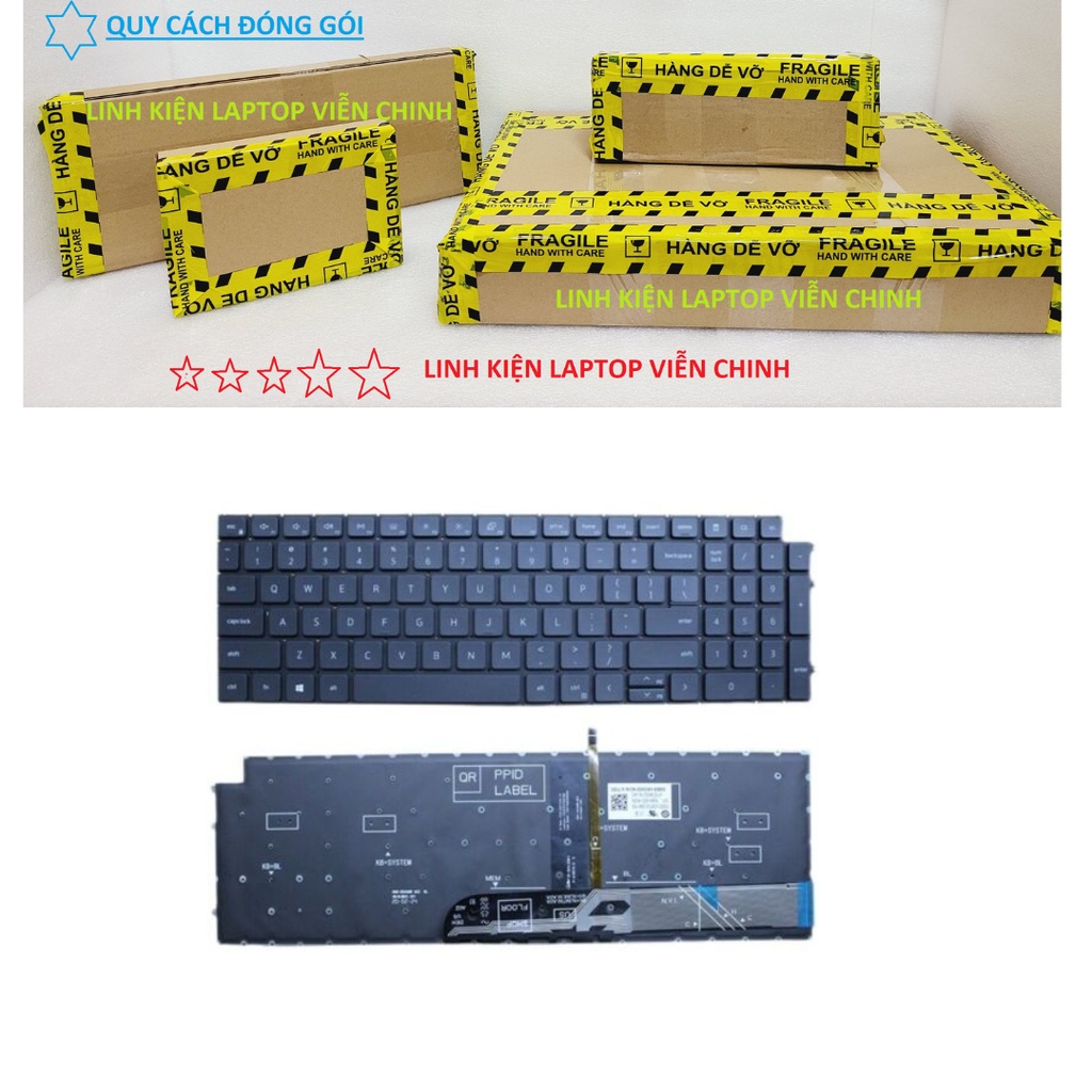 Bàn phím laptop Dell Inspiron 15 3511 3515 5510 5515 7510 16 7610