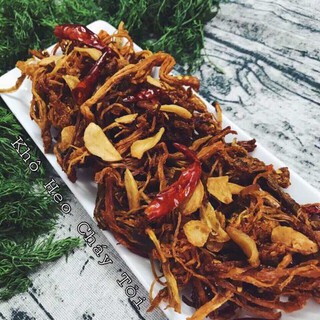 100g khô heo cháy tỏi