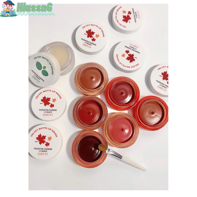 Set Son Lì Kèm Cọ Trang Điểm Lâu Trôi Thiết Kế Hộp Thời Trang