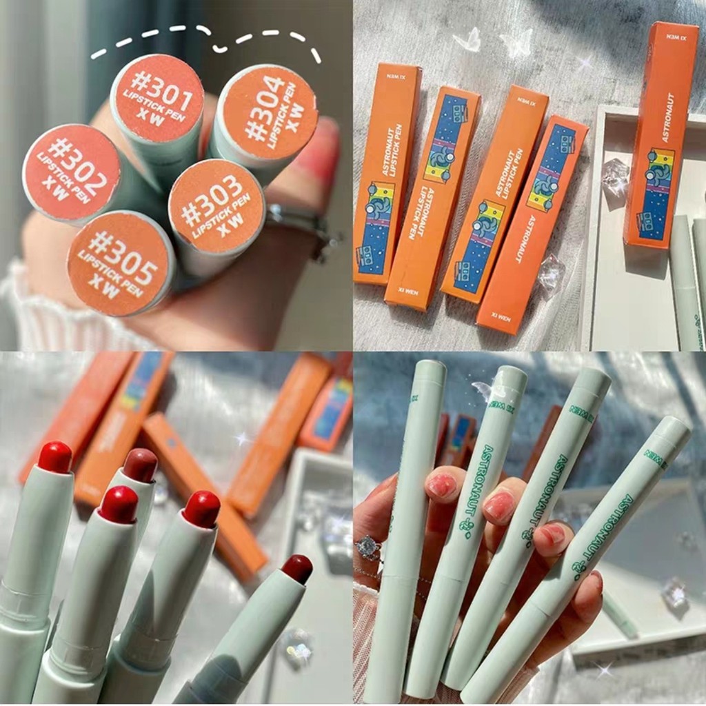 Son bút chì XIWEN mịn lì Astronaut Lipstick Pen velvet matte XWEN01 | BigBuy360 - bigbuy360.vn
