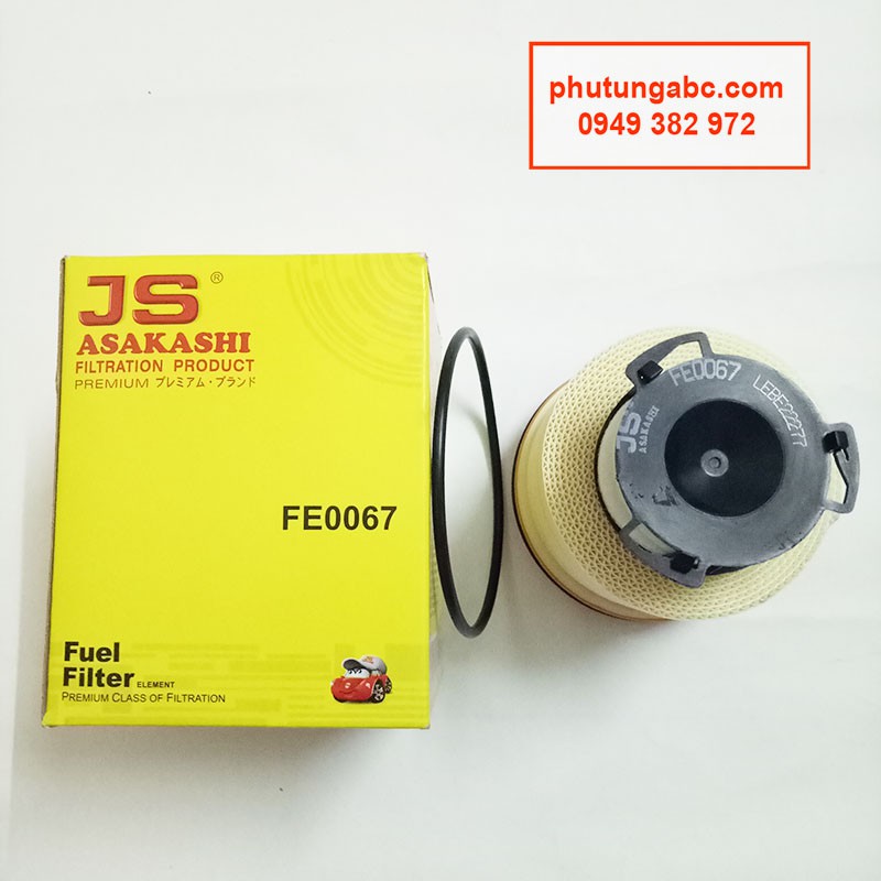 Lọc dầu Diesel, lọc nhiên liệu FE0067 dùng cho Toyota Fortuner 2016, 2017, 2018, 2019, 2020, 2021 mã 23390-0L090