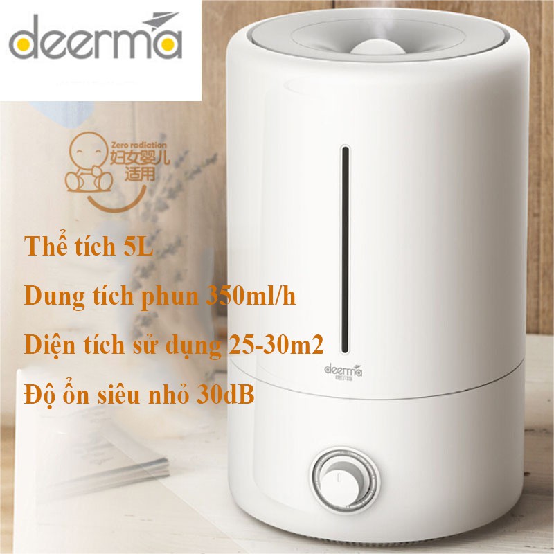 Máy Tạo Độ Ẩm Không Khí Deerma F628 - Máy Phun Sương Máy Khuếch Tán Không Khí Tinh Dầu vt124