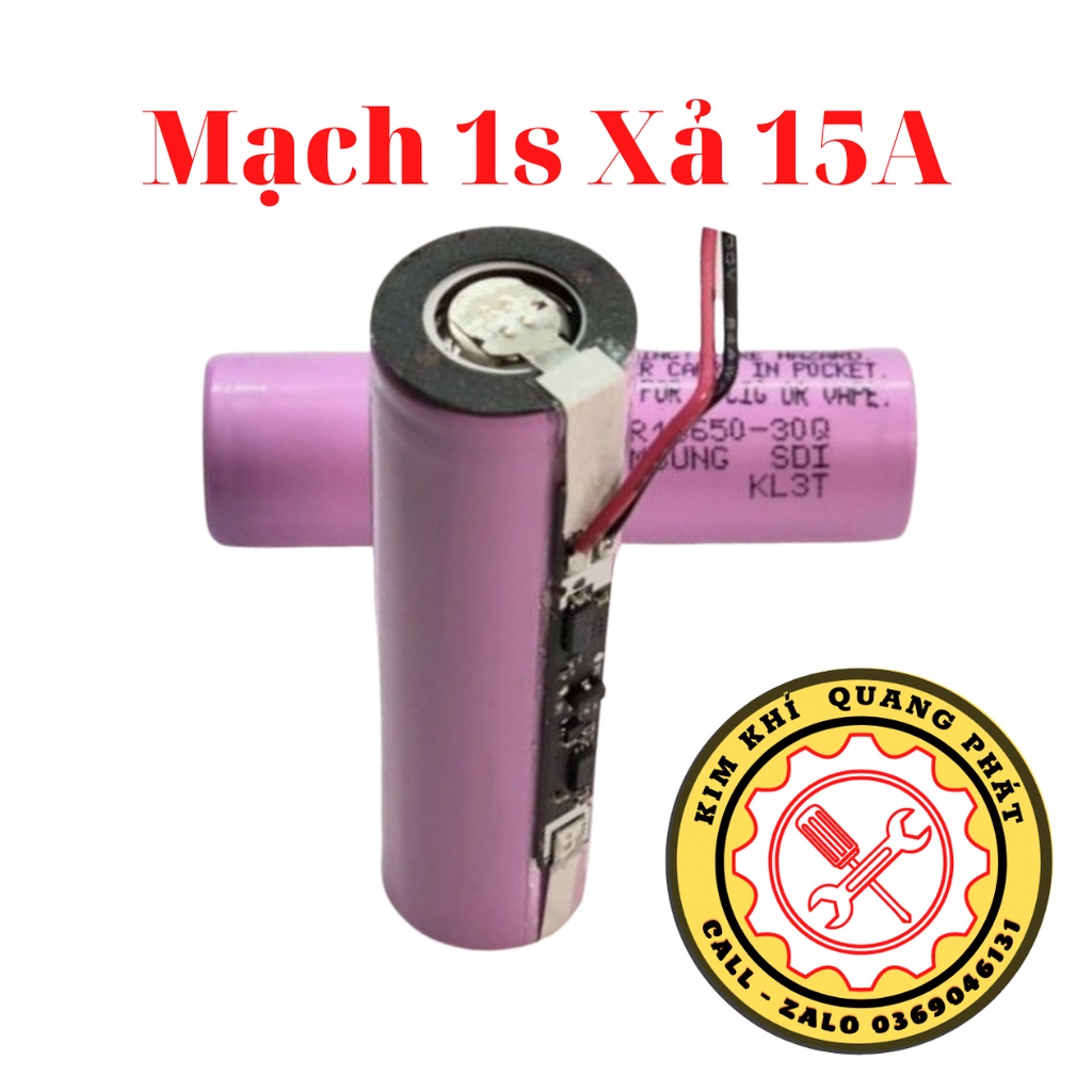 Mạch Bảo Vệ Pin Li-ion 18650  3,7V / 1s  Tháo Máy , Lg Mh1, Samsung 30Q ,... Hàng Chuẩn Hãng