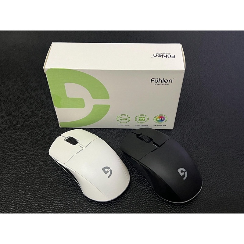 Chuột Fuhlen D90s RGB Panda USB Type-C + wireless 2.4G Chính Hãng