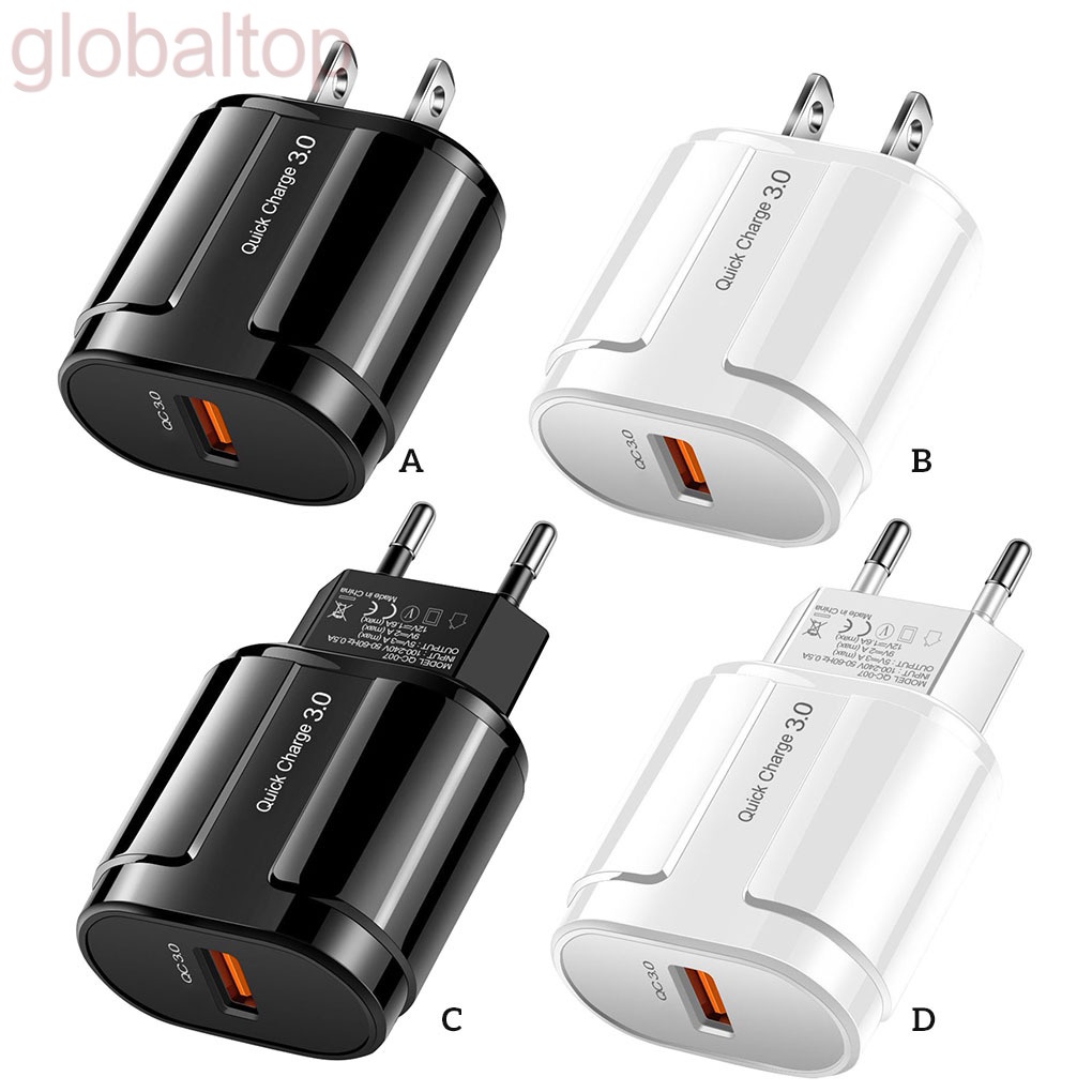 Cục sạc 18W USB QC 3.0 cho điện thoại