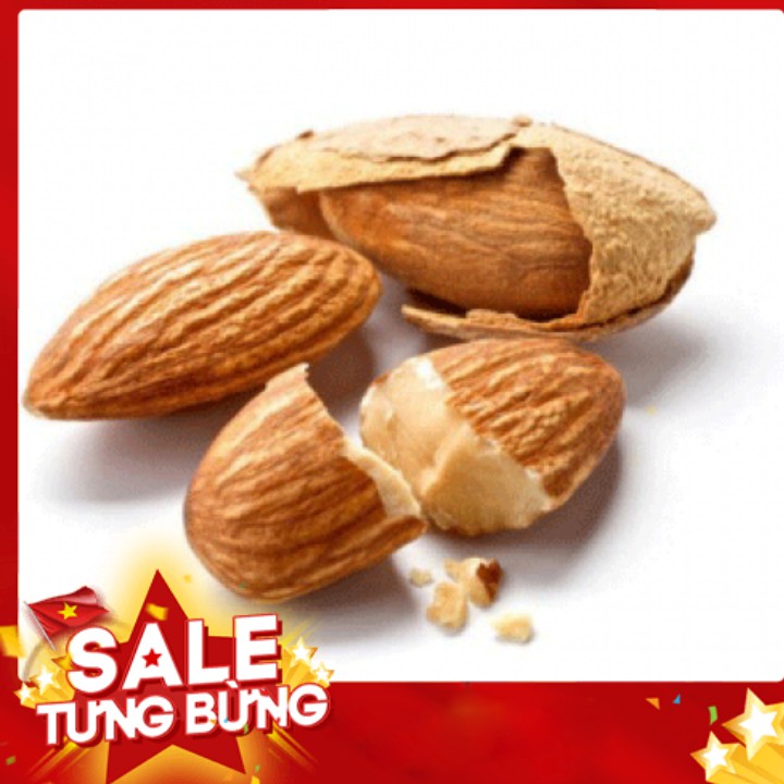 Hạnh Nhân Nhập Khẩu Mỹ Cao Cấp Andin Foods, Vỏ Mỏng Nứt Tự Nhiên,Hạnh Nhân Rang Bơ, 500 gram