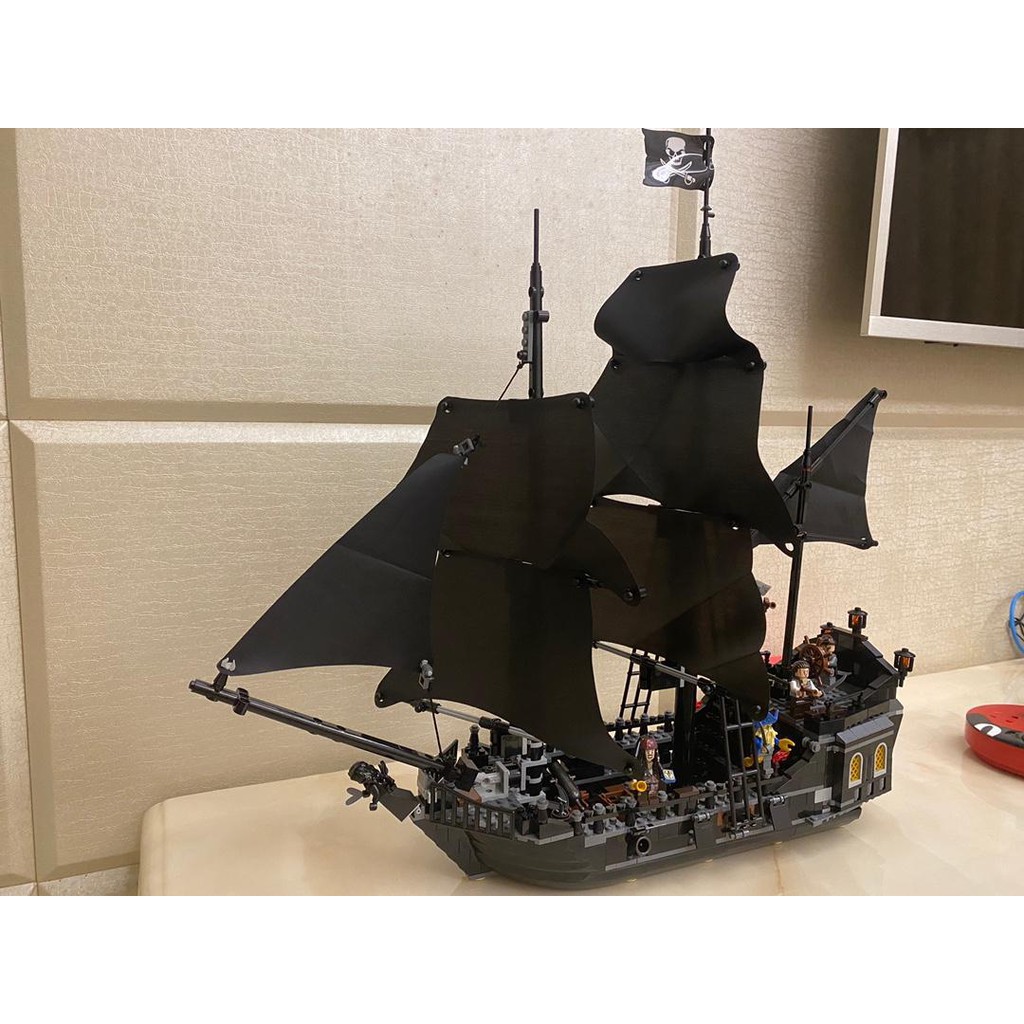 (có sẵn) đồ chơi lắp ráp mô hình Tàu Ngọc Trai Đen 19001 The Black Pearl