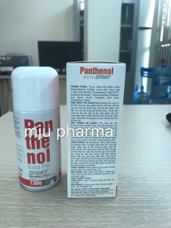 PANTHENOL XỊT BỎNG