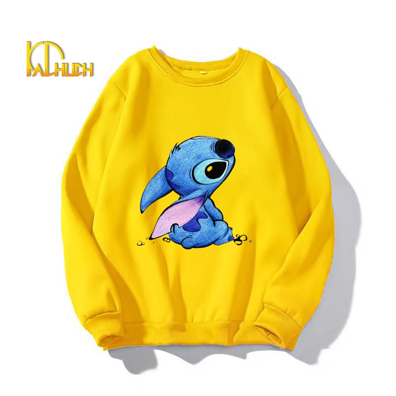 ÁO SWEATER NỮ IN STITCH DỄ THUƠNG (NHIỀU MÀU)
