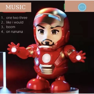 Đồ chơi siêu nhân iron man dancer nhảy múa, phát nhạc, phát sáng