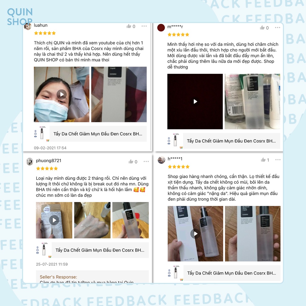 Tẩy Da Chết Giảm Mụn Đầu Đen, Se Khít Lỗ Chân Lông Cosrx BHA Blackhead Power Liquid