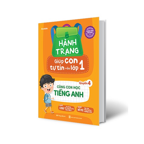 Sách Hành trang giúp con tự tin vào lớp 1 - Quyển 4: Cùng con học tiếng Anh